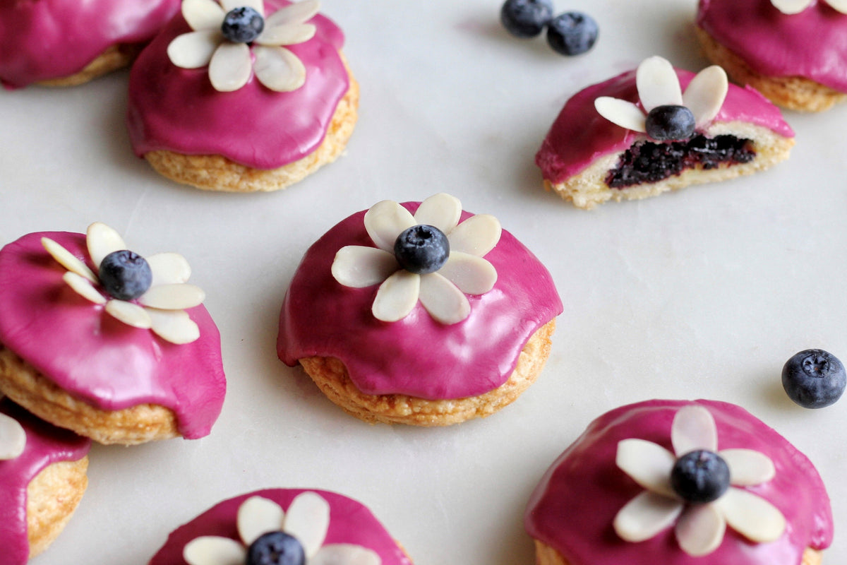 Frosted Blueberry Blossom Hand Pies – Paderno
